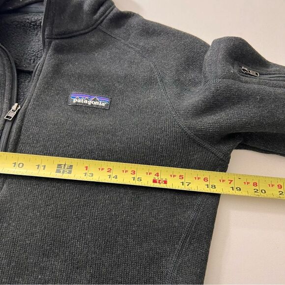 Patagonia Better Sweater Fleece Women’s S Black 1/4 Zip Long Sleeve Branded Logo - Picture 6 of 7